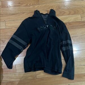 Nautica Black Half-Zip Pullover